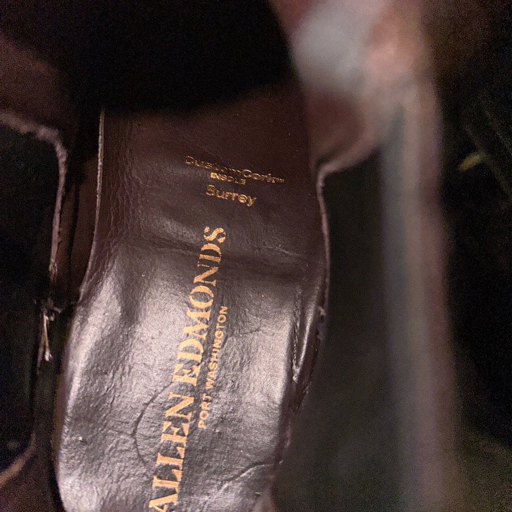 Allen Edmonds Brown Chelsea Boots 13 - Picture 11 of 11